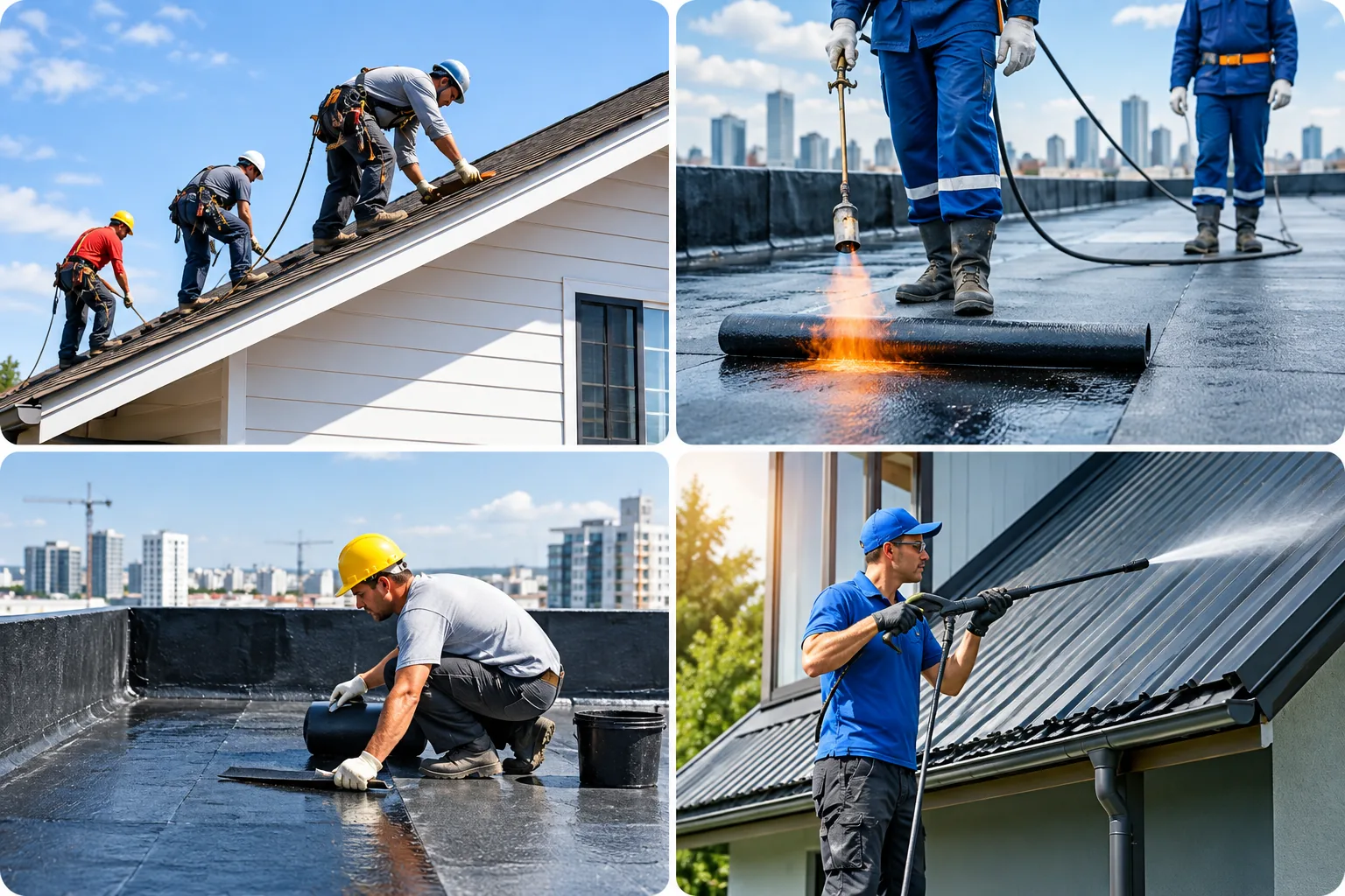 Roof Line waterproofing work